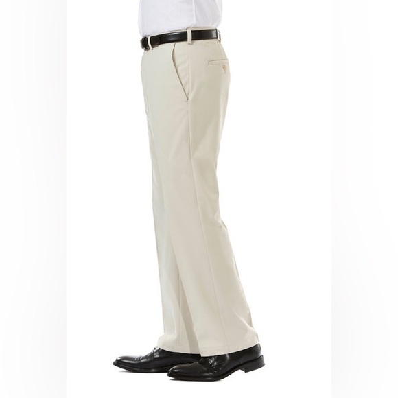 Haggar Cool 18 Pro Pant - Color: String (38WX31L) - Picture 2 of 6